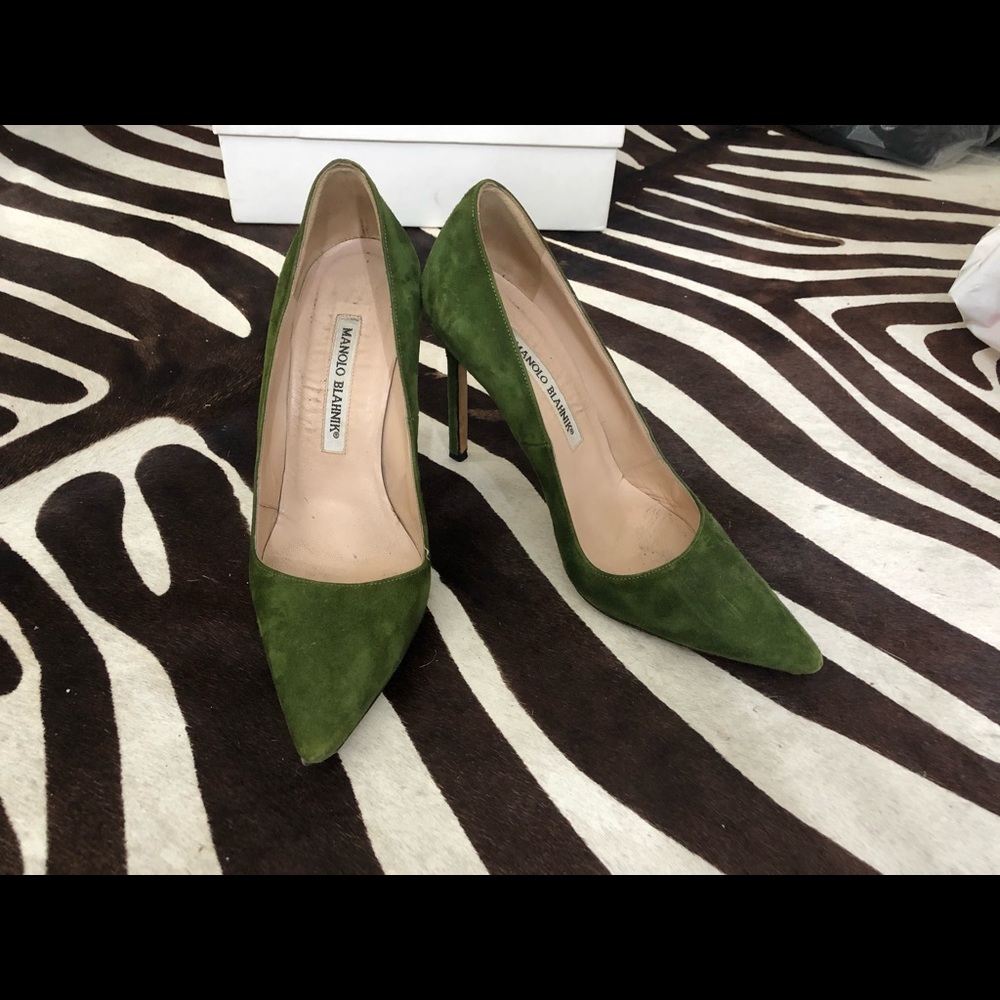 Manolo Blahnik Suede BB 35.5